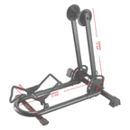 Rad Cycle Foldable Bike Rack Bicycle Storage Floor Stand Fold It Up And Take It With You. Compact Storage