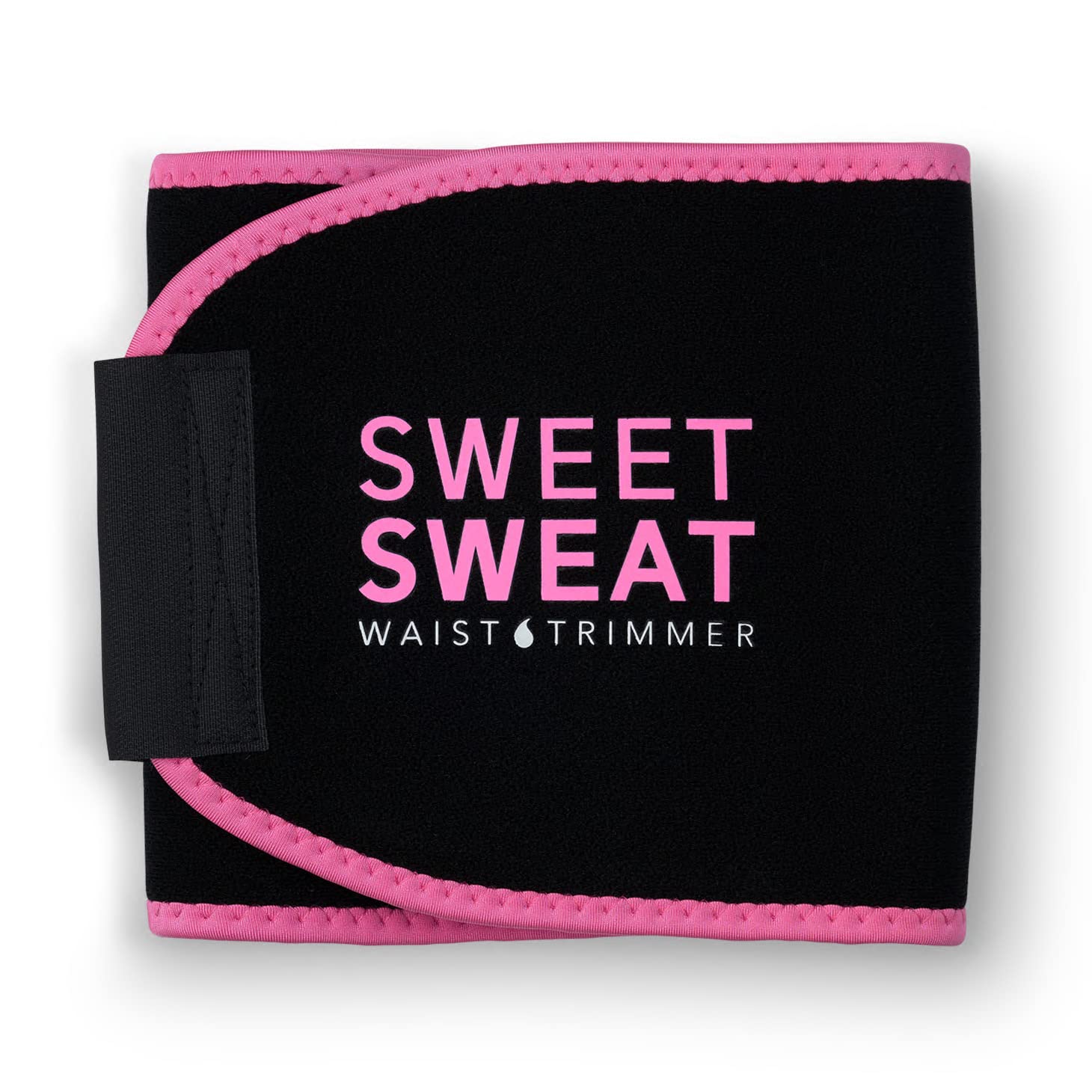 Sweet Sweat Waist Trimmer For Women And Men - Sweat Band Waist Trainer Belt For High Intensity Training And Gym Workouts, 5 Adju
