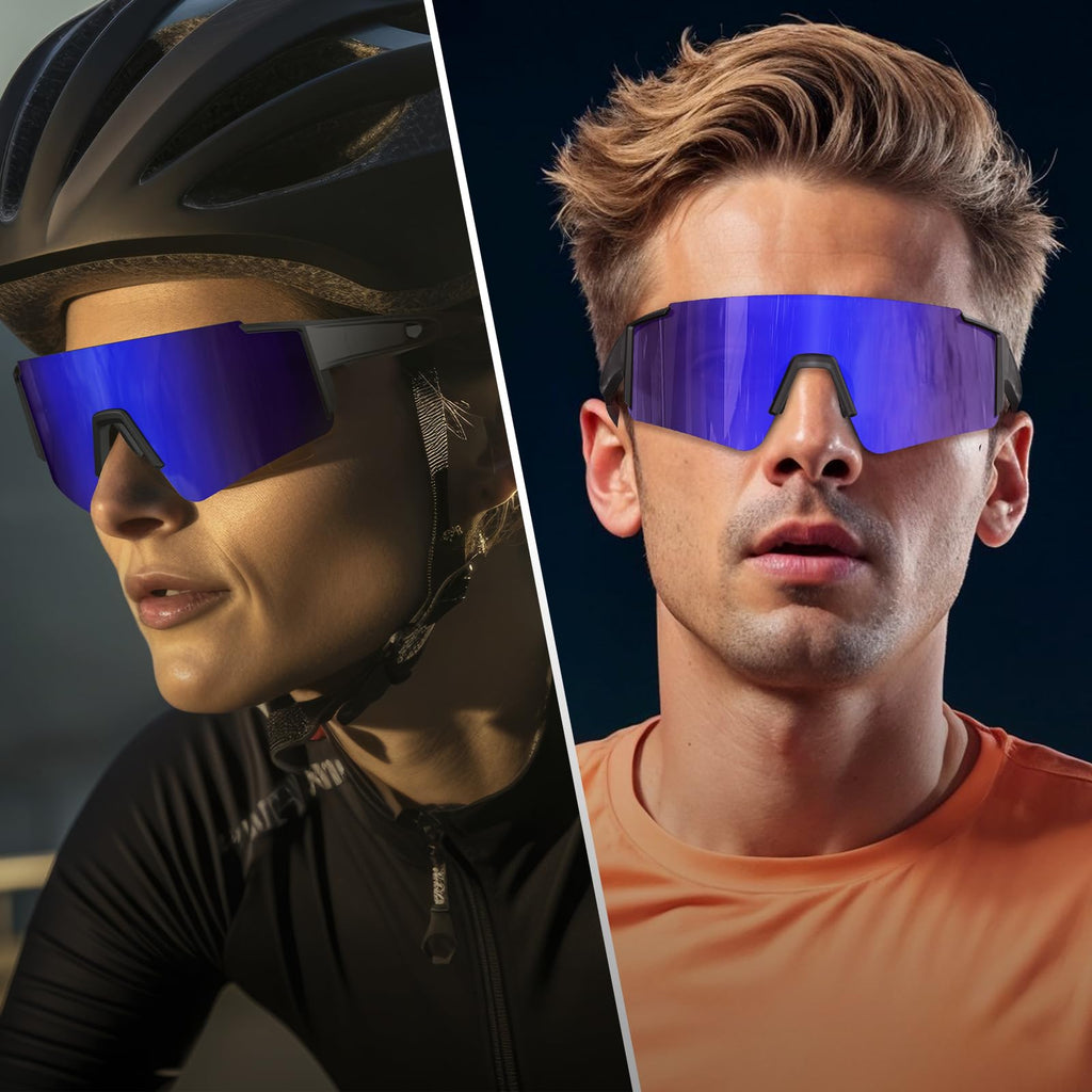 Polarized Sports Sunglasses For Men Women,Running Baseball Fishing Sunglasses,Cycling Mtb Bike Glasses Uv400