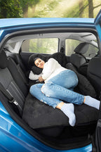 Zento Deals Bed For Car Inflatable Car Air Mattress Camping Bed Back Seat Mattress - Portable Travel Bed With Pillows - Travel C