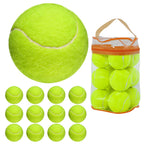 Gkk Tennis Balls 12 Pack Durable Pressurized Tennis Balls Yellow Felt Training Tennis Balls High Bounce Practice Tennis Balls Fo