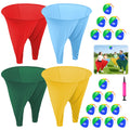 WUPIOS 4 Sets Granny Pants Game Giant Granny Pants Outdoor Game Includes Bouncy Balls & Air Pumps Hilarious Outdoor Games for Ad