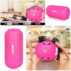 Awsum 10Ft Gymnastics Air Mat With Air Roller For Gym Inflatable Gymnastics Equipment With Electric Pump