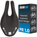 Ism Pr 1.0 Noseless Bicycle Seat - Anatomic Relief Bicycle Saddle For Hybrid Bikes, Time Trial Bikes, Road Bikes, And Mountain B
