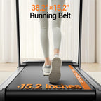 12% Incline Treadmill with Handle, 3-in-1 Portable Treadmills for Home and Office, Foldable Treadmills with 300 Lbs Weight Capac