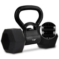 Yes4All Kettle grip, Kettlebells Dumbbell Grip Handle, Convert Dumbbells into Kettlebell, Portable Dumbbell Converter Weight Gri