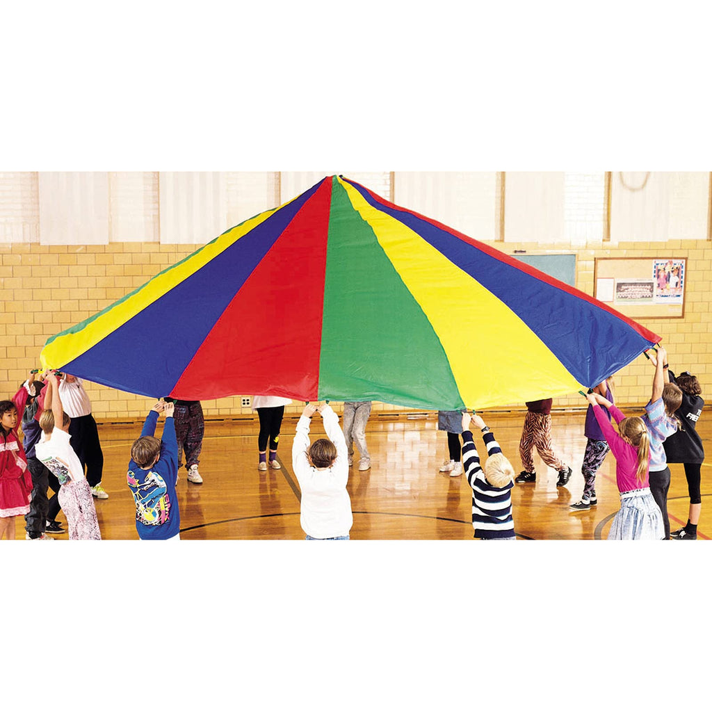 Dick Martin Sports Masp12 Parachute With 12 Handles, 12' Diameter Grade Kindergarten To 1, 4'' Height, 7.5'' Wide, 10.8'' Length