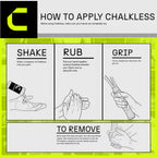 Chalkless Grip Enhancer, Less Mess Non Toxic Replacement for Liquid Chalk, Grip Solution for Weightlifting, Gaming, Tennis, Golf