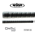 Winn Dri-Tac Wrap Oversize (+1/8-Inch) Golf Grip - Classic Wrap-Style Design With Pronounced Contours For Ultimate Comfort - Win