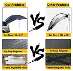 Versatility Camping Tent For Truck Bed,Suv Rving, Van,Trailer And Overlanding Portable Teardrop Awning Canopy Tear Resistant Tar