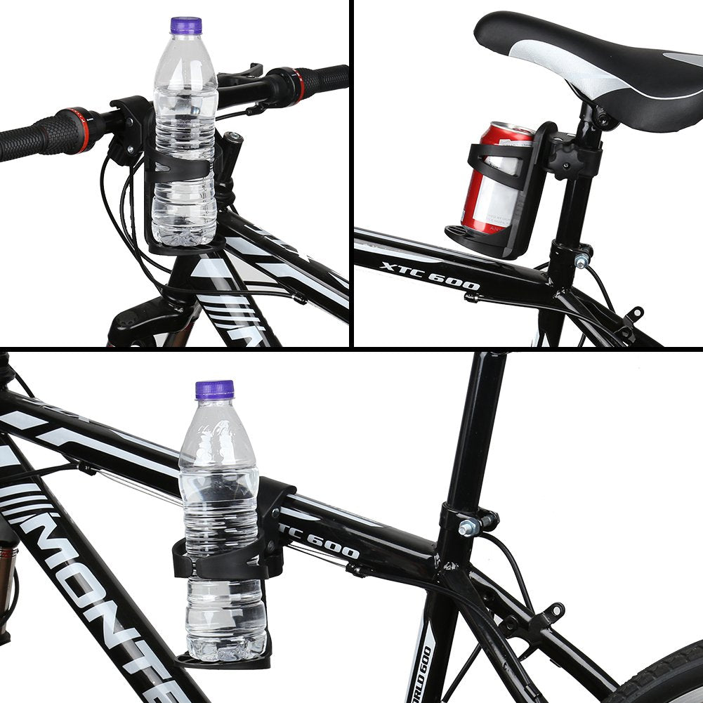 Accmor Bike Water Bottle Holder No Screws, Bike Cup Holder, Water Bottle Holders For Bike, Universal Drinks Holder For Large Bot