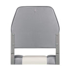 Leader Accessories A Pair Of New Low Back Folding Boat Seat(2 Seats) (D-Whitegrey)