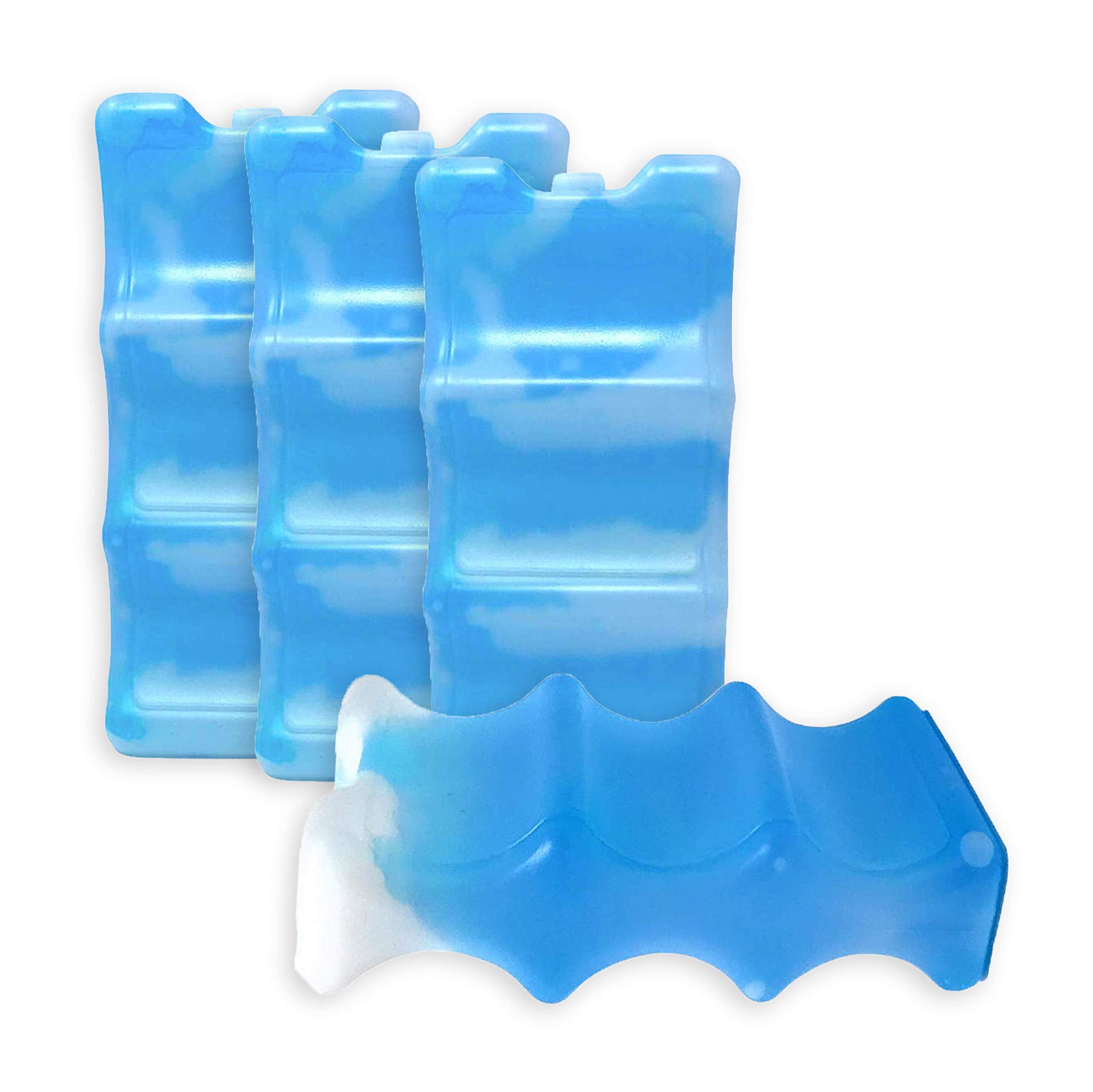 Healthy Packers Ice Packs For Coolers | Can Coolers | Breastmilk Cooler Ice Pack | Long-Lasting Reusable Ice Packs (6 Can - 4 Pa