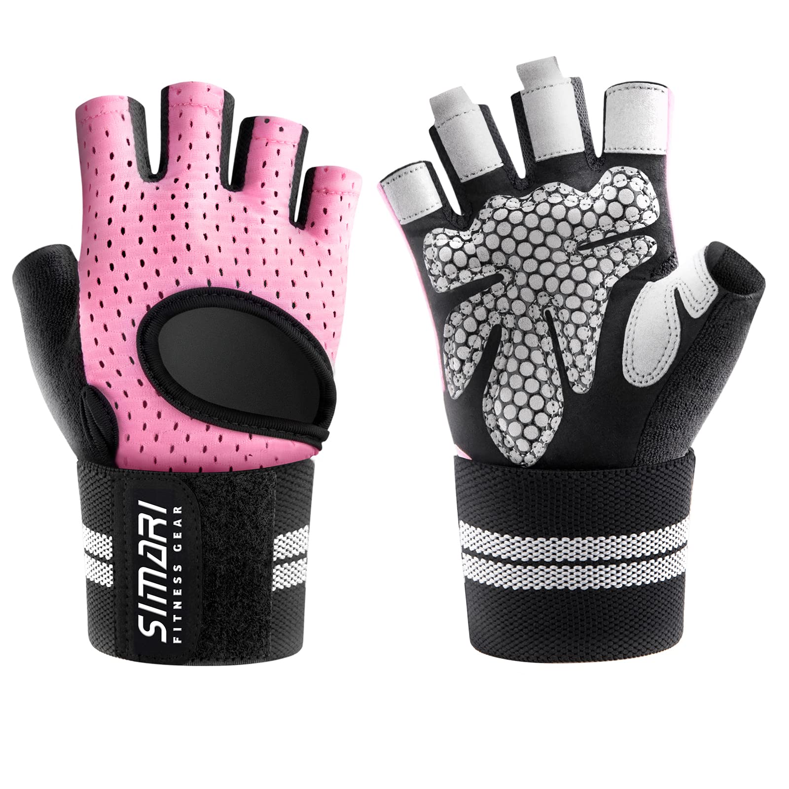 Simari Workout Gloves Mens And Women Weight Lifting Gloves With Wrist Support For Gym Training, Full Palm Protection For Fitness