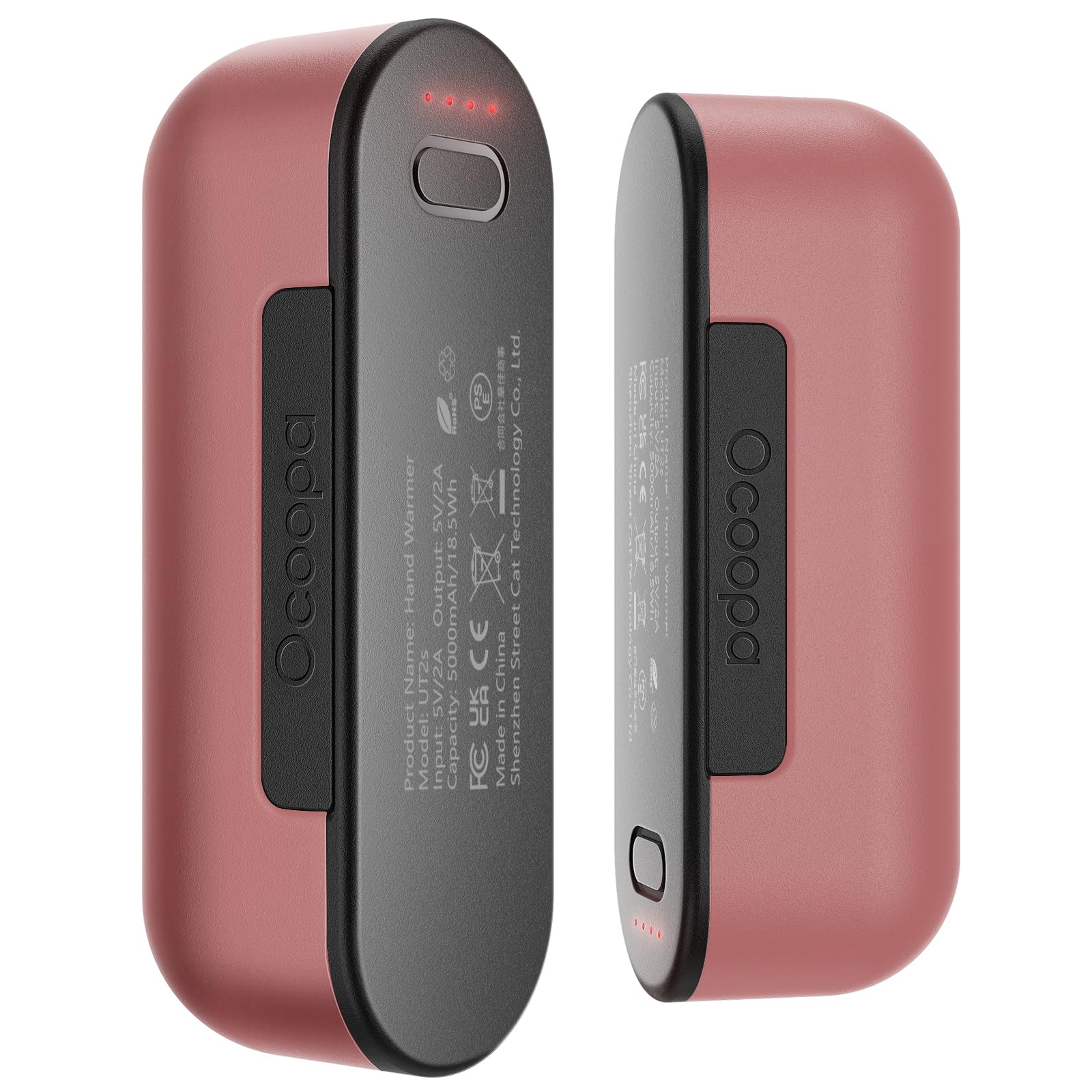 Ocoopa Hand Warmers Rechargeable 2 Pack, Magnetic Electric Handwarmer, 16 Hrs Warmth 4 Levels Heat Up To 137?, Usb-C Portable Ch