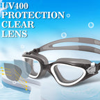 Win.Max Polarized Swimming Goggles Swim Goggles Anti Fog Anti Uv No Leakage Clear Vision For Men Women Adults Teenagers (Transpa