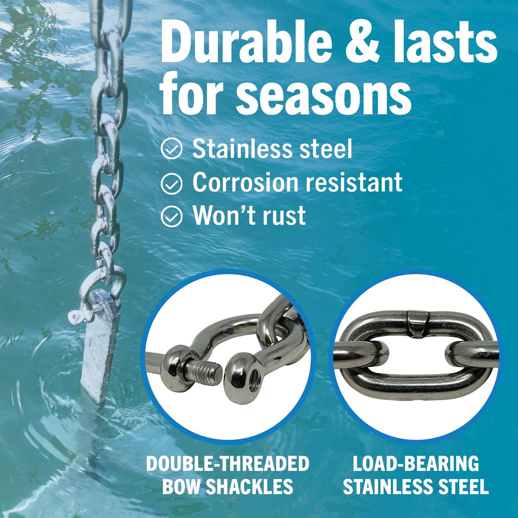 Stainless Steel Anchor Chain, Boat Anchor Chain, Anchor Chains For Boats, Stainless Anchor Chain, Double Boat Anchor Shackle Lin