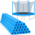 Gemscream 24 Pcs 1.5 Diameter Replacement Trampoline Enclosure Foam 35.4  Length Waterproof Trampoline Pole Foam Sleeve Poles Co