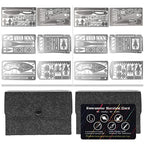Pskook 12 Pcs Survival Multitool Card Emergency Camping Tool Edc Kit In Your Wallet Outdoor Hunting Fishing Hiking Gear