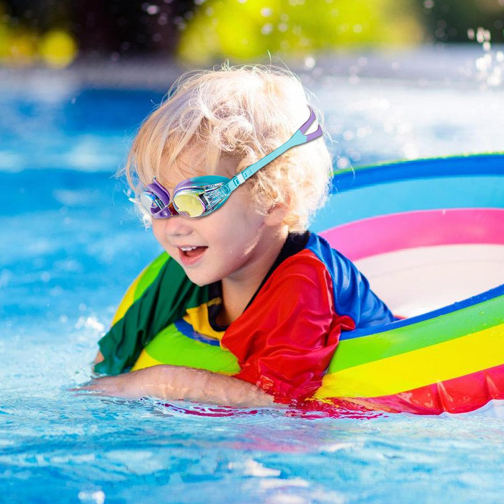 Aegend Kids Swim Goggles, Swimming Goggles For Kids Age 4-16 Boys And Girls