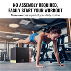 Vevor 3 In 1 Plyometric Jump Box, 16/14/12 Inch Cotton Plyo Box, Platform & Jumping Agility Box, Anti-Slip Fitness Exercise Step