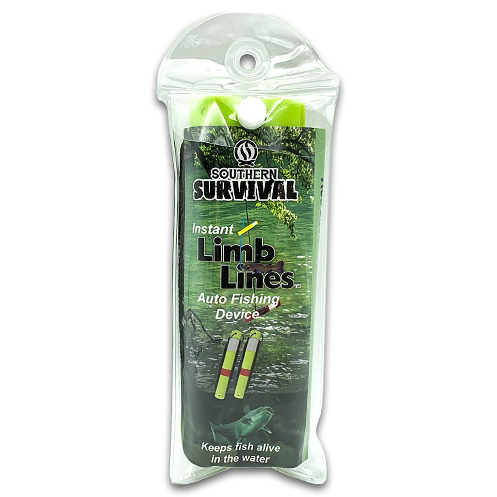 Battlbox Survival Fishing Kit Limb Lines Auto Fishing Device 2-Pack - Outdoor Survival Camping Bushcraft Fishing - Lightweight,