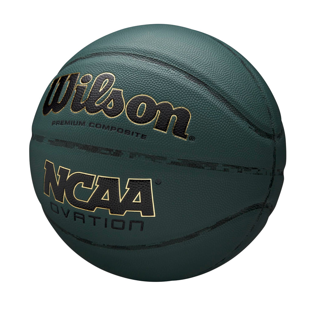 Wilson Ncaa Ovation Basketball - Green, Size 6-28.5''