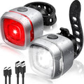 G2FS LITH Bicycle Front & Rear Lights, Type-C Rechargeable LED Bike Light Set, IPX6,Waterproof Flashlight for Night Riding, Safe