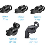 Kinekt Suspension Stem, Low Rise Adjustable Bicycle Handlebar Stem For Road, Gravel & E-Bikes, Reduces Upper Body Pain, For All