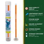 Forenomore Golf Alignment Rods: Magnetic Club Alignment Stick Demonstrates Correct Golf Swing Aim, Golf Training Aid Magnet Lie