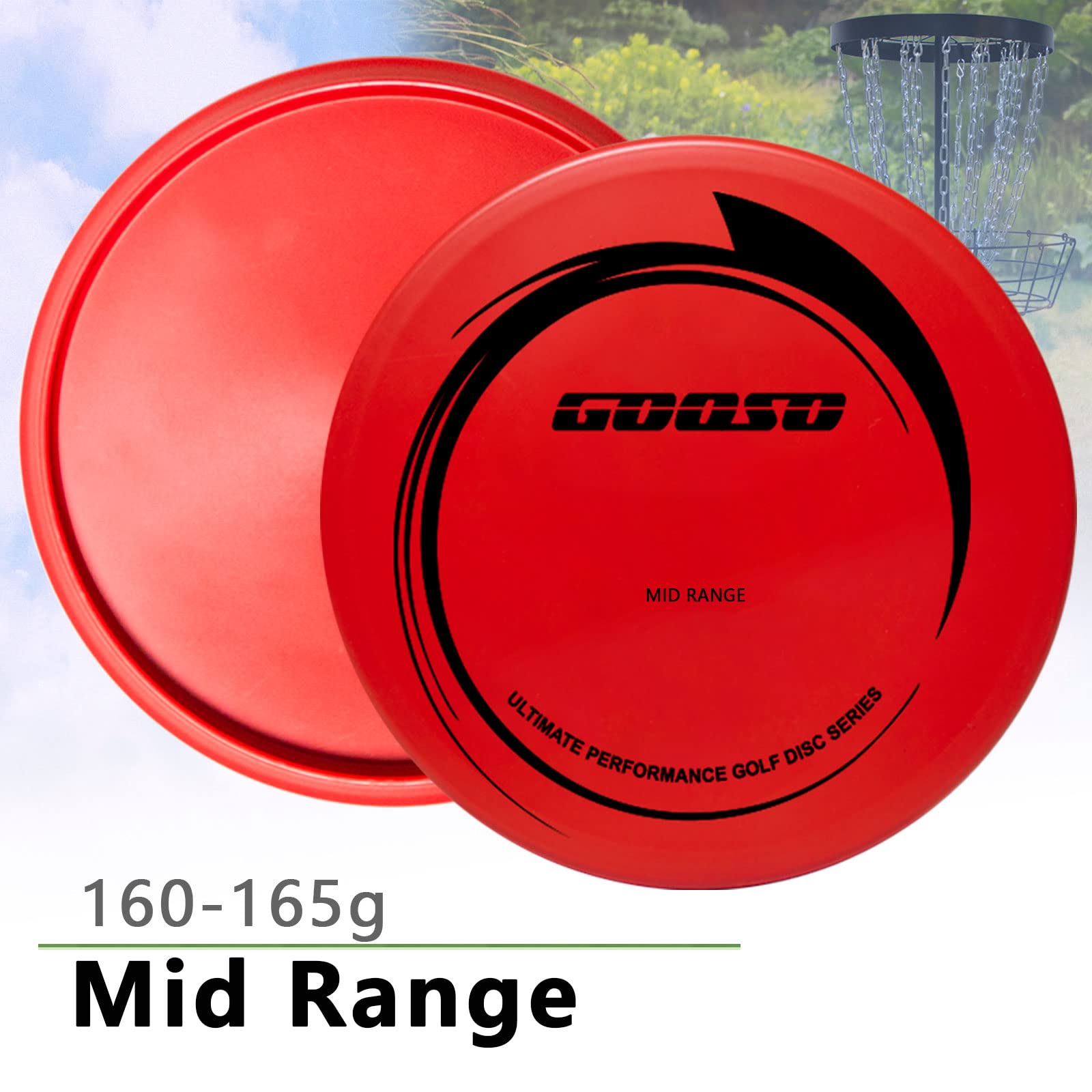 Disc Golf Set - Driver, Mid-Range And Putter Discs With Disc Golf Bag For Outdoor And Backyard, Comfortable Plastic, 6 Pack
