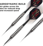 Viper By Gld Products Underground Steel Tip Darts, Fatal Shot, 24 Grams, Multicolor (22-2324-24)