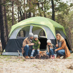 Unp Tents For Camping 6 Person Tent For Family Waterproof Windproof Easy Setup Cabin Tent, Upgraded Ventilation 5 Large Mesh Win