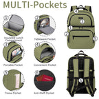 Cooler Backpack,Insulated Backpack Cooler Leakproof Double Deck Cooler Bag For Men Women Rfid Lunch Backpack