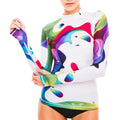 Platinum Sun Long Sleeve Rash Guard for Women, UPF 50+ and Quick Dry Swim Shirt