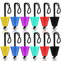 Klyyo Clyro 12 Pcs Universal Kayak Scupper Plugs Kit Silicone Scupper Plugs 1.57 Inch Multicolor Holes Stopper Bung with Lanyard