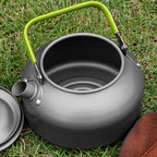 Docooler Camping Kettle - 0.8L Portable Ultra-Light Outdoor Hiking Camping Picnic Water Kettle, Teapot, Coffee Pot - Compact, Qu