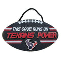 Foco Forever Collectibles Nfl Houston Texans Football Powerwood, Team Colors, One Size