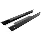 Kojem Black Aluminum Rocker Panel Compatible With 1994-2013 Ezgo Txt Golf Cart Pair Powder Coated Black Side Diamond Plate Cover