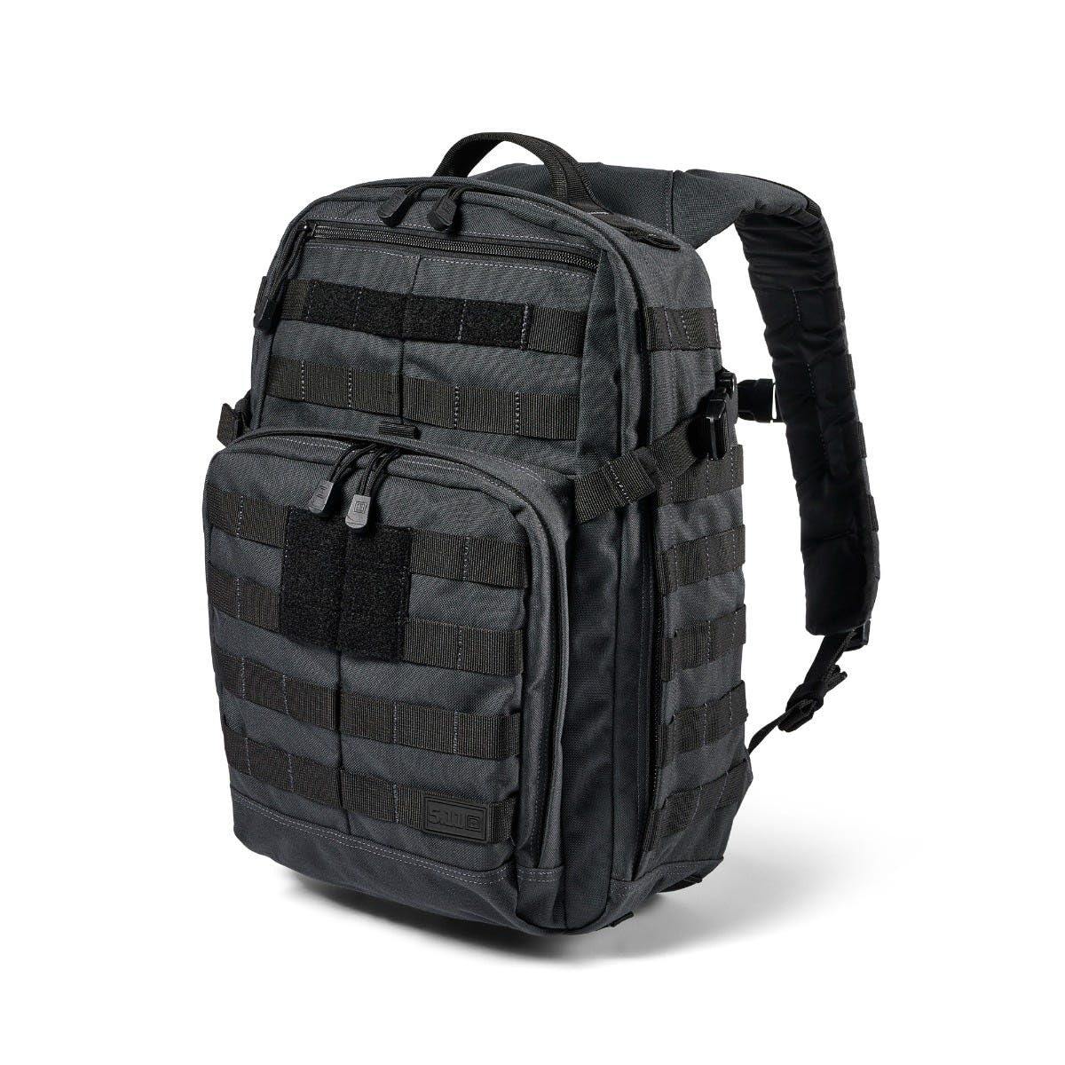 5.11 Tactical Backpack, RUSH 12 2.0 Military Survival Molle Back Pack with Laptop Compartment, Small, 24L, Double Tap, Style 565