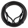 DAOSEC 40 ft x 3/8  Heavy Duty Cut-Proof Security Cable | Flexible Vinyl-Coated Braided Steel with Looped Ends | Weatherproof An