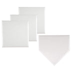 Franklin Sports Mlb Baseball Base Set - Throw Down Rubber Bases For Baseball + Softball With Home Plate - Portable Backyard Base