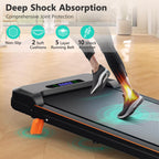 Walking Pad With Incline, Portable Treadmill For Home, 4 In 1 Walking Pad Incline With Remote Control 265Lb Capacity, 2.5Hp Comp