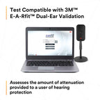 3M Peltor Hearing Protection Optime 98 Earmuffs, Cap Mount, H9P3E, 23 Db Nrr, Universal Mounting Attachment, Adjustable Tilt Ear