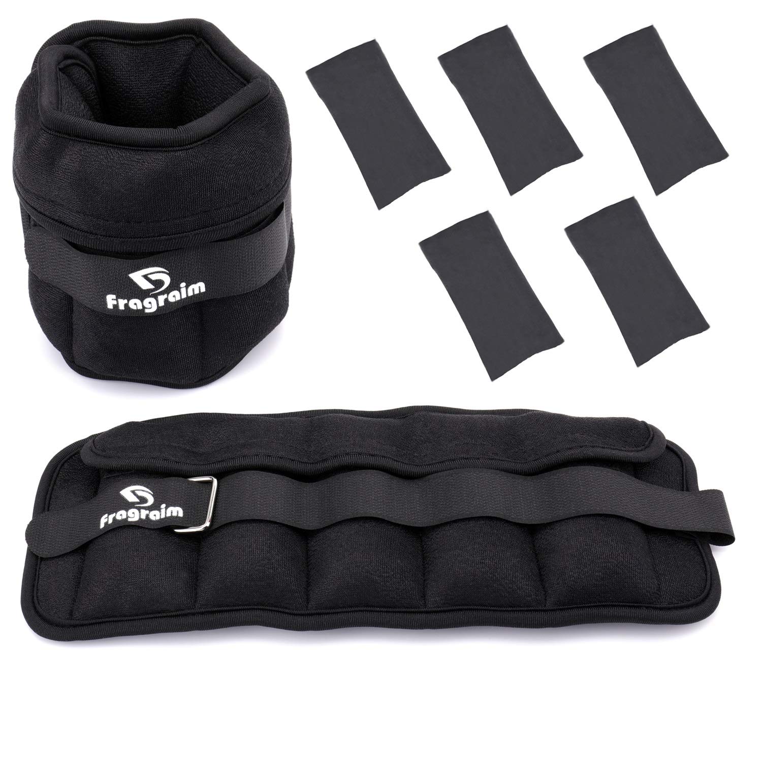 Adjustable Ankle Weights 1-12 Lbs Pair With Removable Weight For Jogging, Gymnastics, Aerobics, Physical Therapy, Resistance Tra