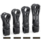 Cxwxc Adjustable Mtb Stem 31.8Mm 70 Degree - 90/110/130/145Mm Bike Stem Riser For Handlebar - Aluminum Alloy Mountain Bike Handl
