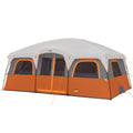 Core 12 Person Tent  Large Multi Room Camping Tent For Outdoor Family Camping  Portable Cabin Stand Up Tent With Storage Pockets