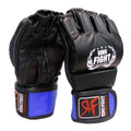 Ceela Sports RFGGOF01S MMA Gloves, Small/Medium (Black/Blue)