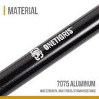 Onetigris Lightweight Tent Poles, 2Pc/Set, 7075 Aluminum Alloy, Adjustable & Extendable