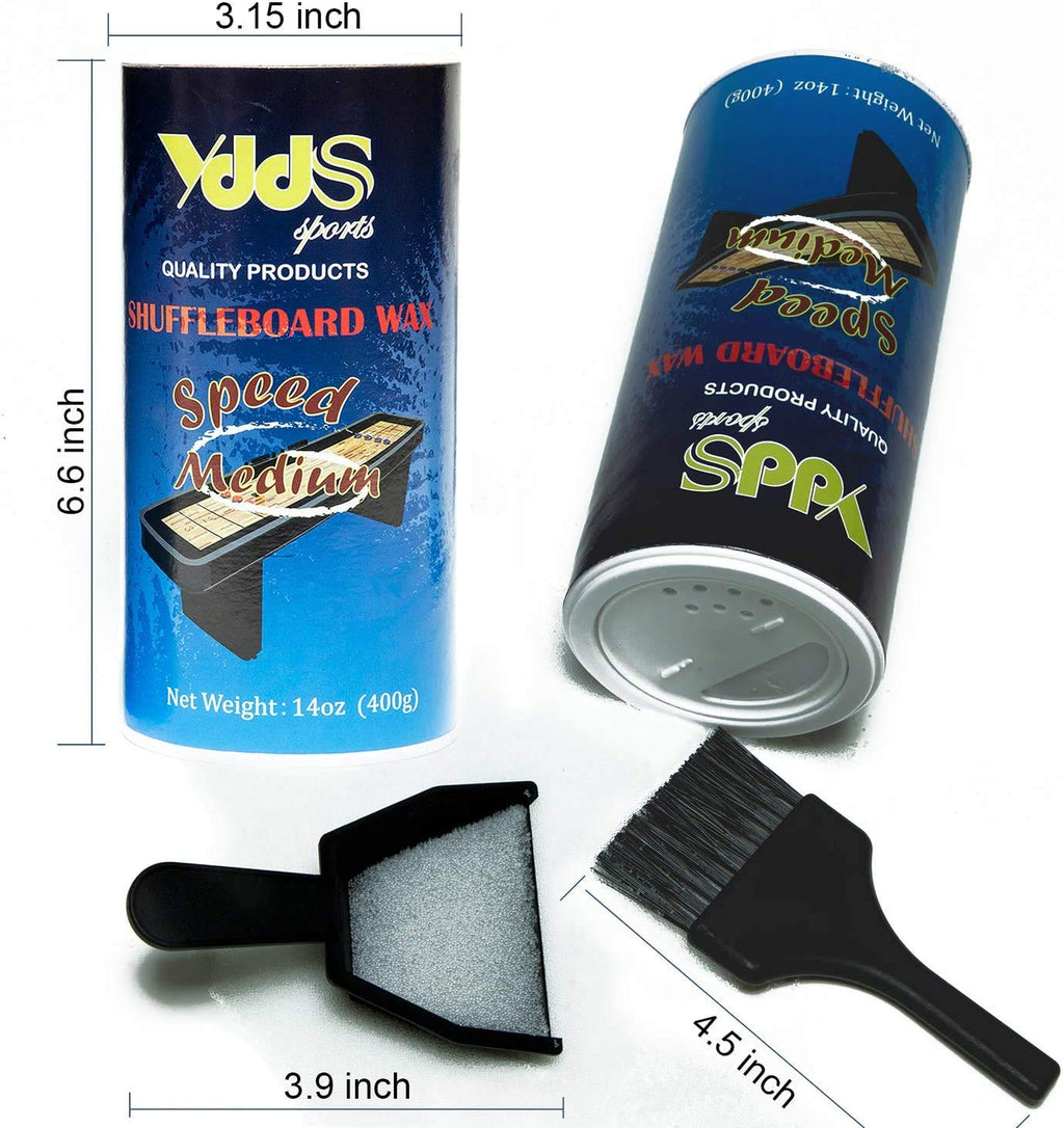 Ydds Shuffleboard Sand - Shuffleboard Wax With Mini Dustpan And Mini Brush, 2 Cans(2